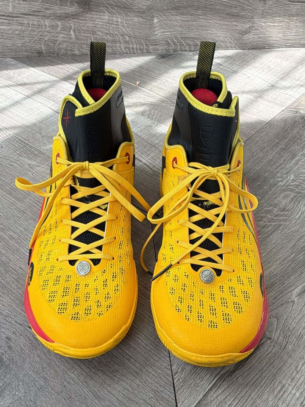 Li-Ning Way of Wade 808 2 Ultra V2 Bruce Lee Basketball Shoes Yellow Black